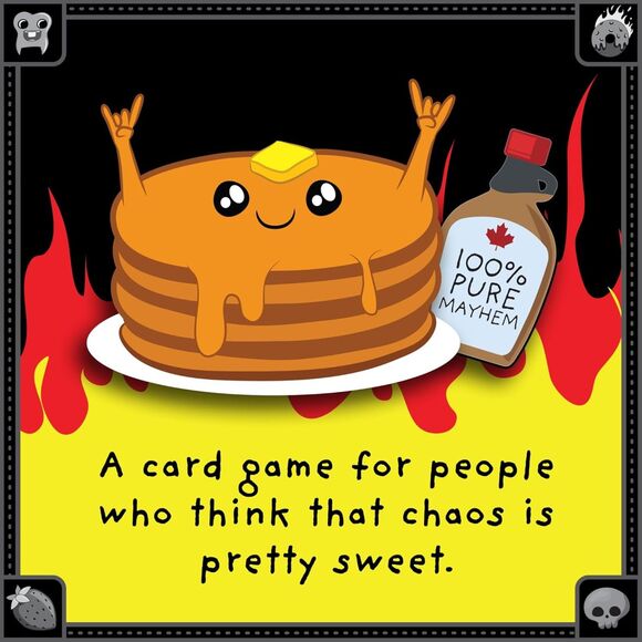 Anarchy Pancakes 2-6 Players - Ages 7+ Chaotic Card Game - Picture 2 of 3